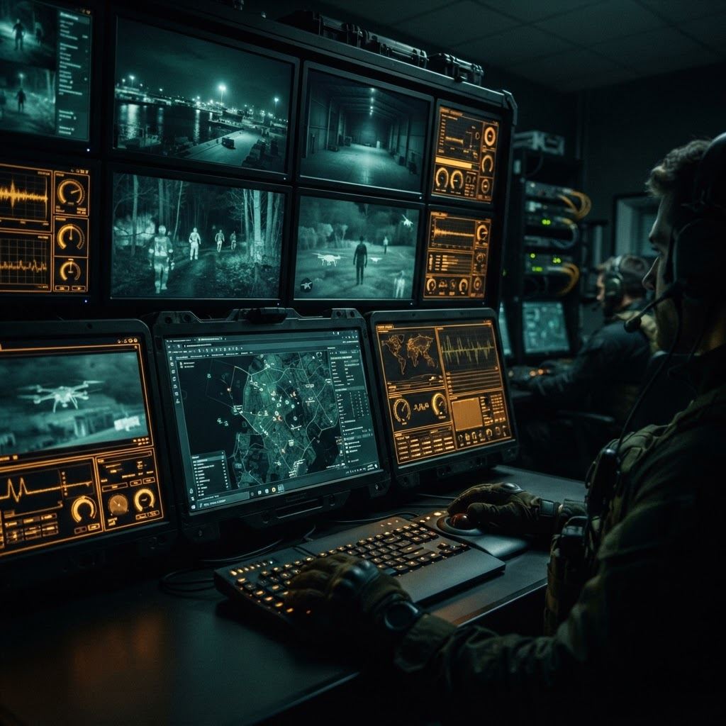 Retail loss prevention monitored live from a security operations center